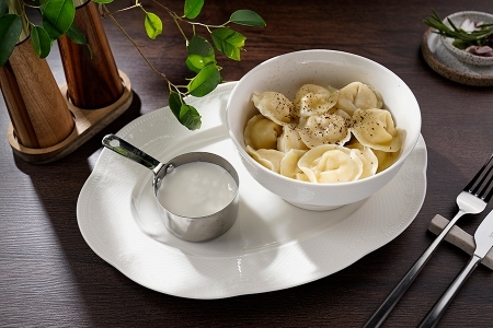 Пельмени с курицей по-домашнему